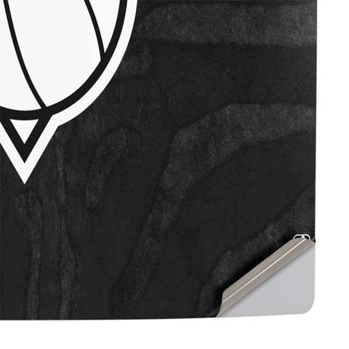 NBA New York Knicks Black Animal Print PS5 Slim Disk Console Skin