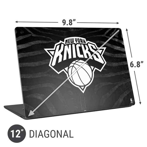 NBA New York Knicks Black Animal Print Universal Laptop 12in (9.8 x 6.8in) Skin
