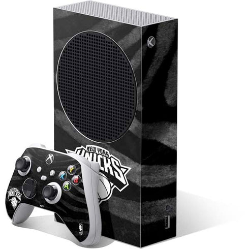 NBA New York Knicks Black Animal Print Xbox Series S Bundle Skin