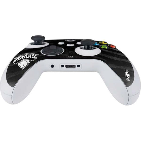 NBA New York Knicks Black Animal Print Xbox Series S Controller Skin