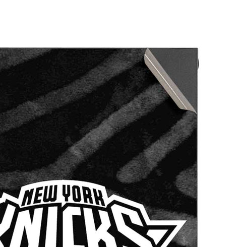 NBA New York Knicks Black Animal Print Xbox Series X Console Skin