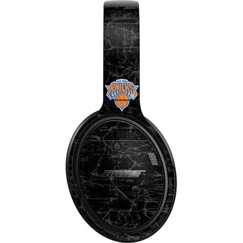 NBA New York Knicks Black Secondary Logo Bose QuietComfort 35 Headphones Skin