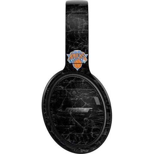 NBA New York Knicks Black Secondary Logo Bose QuietComfort 35 II Headphones Skin