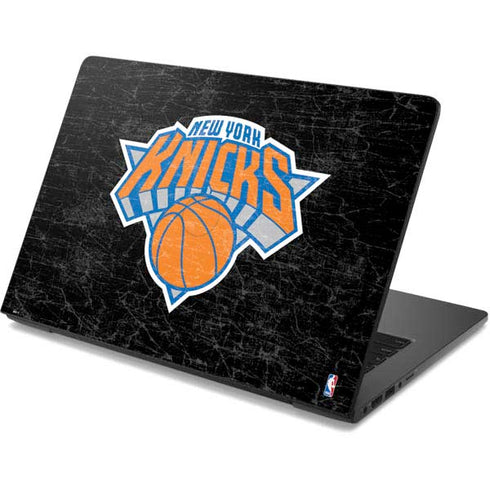 NBA New York Knicks Black Secondary Logo Dell Chromebook Skin