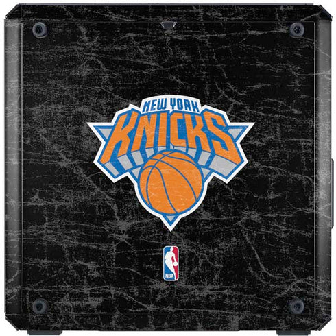 NBA New York Knicks Black Secondary Logo Cooler Master MasterBox Q300L Mini Tower Skin
