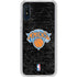 NBA New York Knicks Black Secondary Logo Galaxy A10e Clear Case