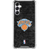 NBA New York Knicks Black Secondary Logo Galaxy A15 5G Clear Case