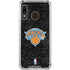 NBA New York Knicks Black Secondary Logo Galaxy A30 Clear Case