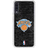 NBA New York Knicks Black Secondary Logo Galaxy A50 Clear Case