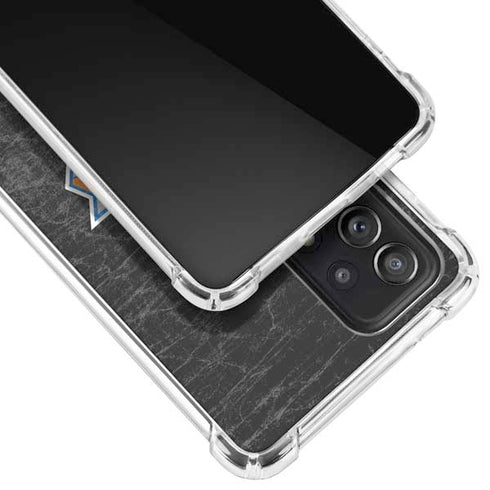 NBA New York Knicks Black Secondary Logo Galaxy A52 5G Clear Case