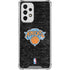 NBA New York Knicks Black Secondary Logo Galaxy A53 5G Clear Case