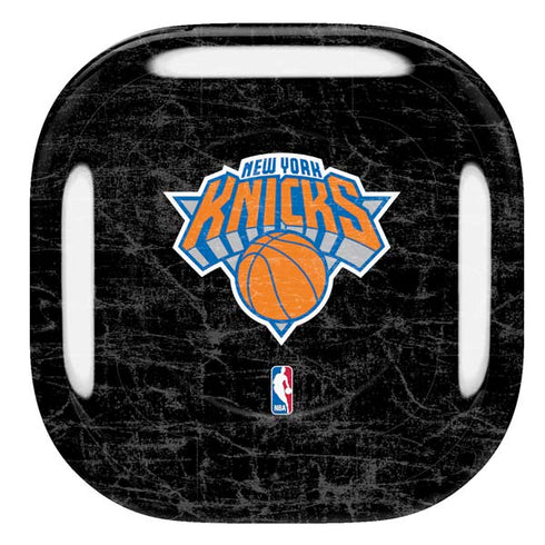 NBA New York Knicks Black Secondary Logo Galaxy Buds Pro Skin
