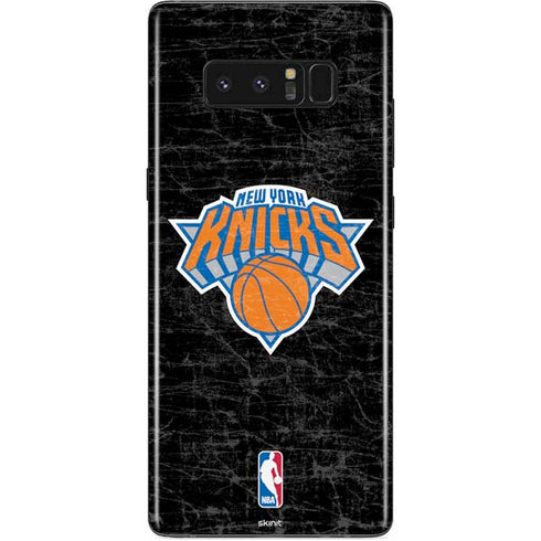 NBA New York Knicks Black Secondary Logo Galaxy Note 8 Skin