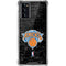 NBA New York Knicks Black Secondary Logo Galaxy Note20 5G Clear Case
