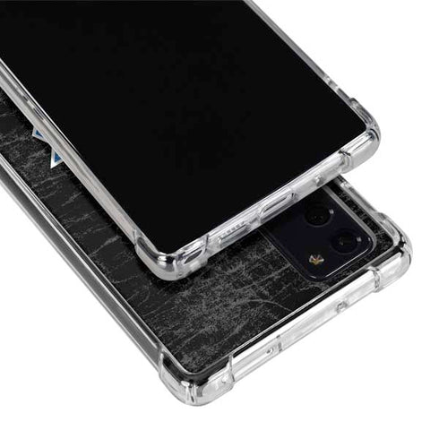 NBA New York Knicks Black Secondary Logo Galaxy Note20 5G Clear Case