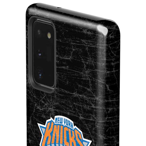 NBA New York Knicks Black Secondary Logo Galaxy Note20 5G Pro Case