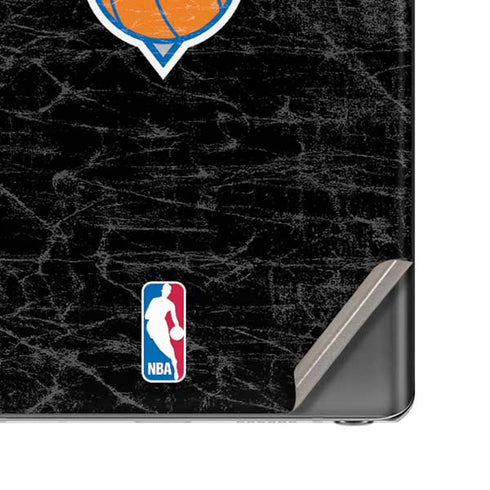 NBA New York Knicks Black Secondary Logo Galaxy Note20 5G Skin
