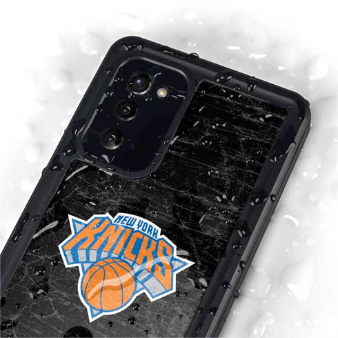NBA New York Knicks Black Secondary Logo Galaxy Note20 5G Waterproof Case