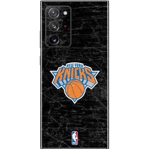 NBA New York Knicks Black Secondary Logo Galaxy Note20 Ultra 5G Skin