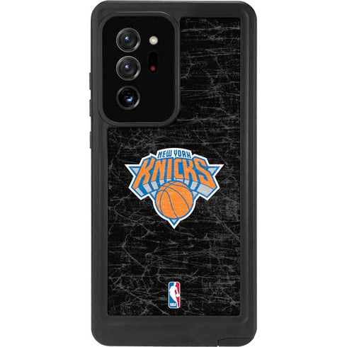 NBA New York Knicks Black Secondary Logo Galaxy Note20 Ultra 5G Waterproof Case