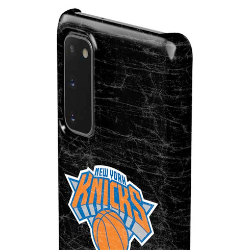 NBA New York Knicks Black Secondary Logo Galaxy S20 Lite Case