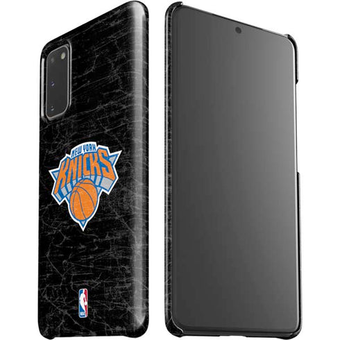 NBA New York Knicks Black Secondary Logo Galaxy S20 Lite Case