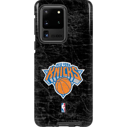 NBA New York Knicks Black Secondary Logo Galaxy S20 Ultra 5G Pro Case