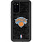 NBA New York Knicks Black Secondary Logo Galaxy S20 Waterproof Case