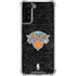NBA New York Knicks Black Secondary Logo Galaxy S21 FE Clear Case