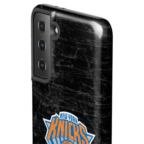 NBA New York Knicks Black Secondary Logo Galaxy S21 Plus 5G Pro Case