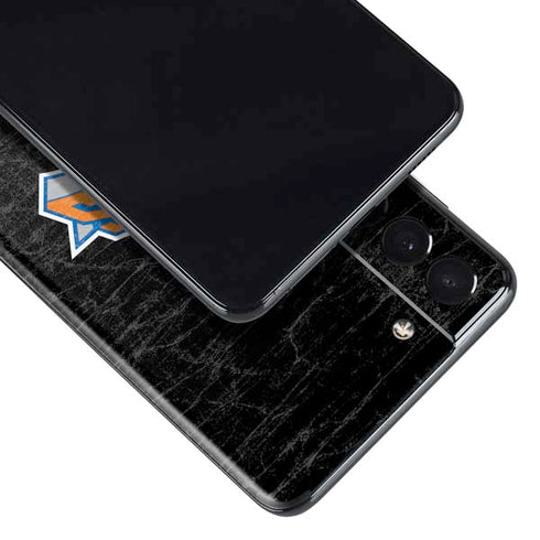 NBA New York Knicks Black Secondary Logo Galaxy S21 Plus 5G Skin