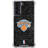 NBA New York Knicks Black Secondary Logo Galaxy S22 Clear Case