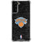 NBA New York Knicks Black Secondary Logo Galaxy S22 Plus Clear Case