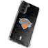 NBA New York Knicks Black Secondary Logo Galaxy S22 Plus Clear Case