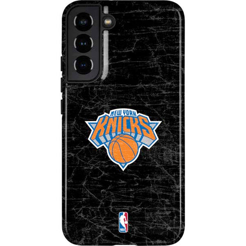 NBA New York Knicks Black Secondary Logo Galaxy S22 Plus Pro Case