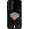 NBA New York Knicks Black Secondary Logo Galaxy S22 Pro Case