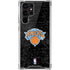 NBA New York Knicks Black Secondary Logo Galaxy S22 Ultra Clear Case