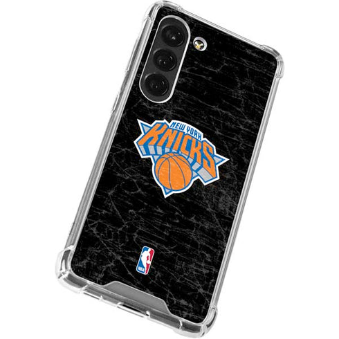 NBA New York Knicks Black Secondary Logo Galaxy S23 Clear Case