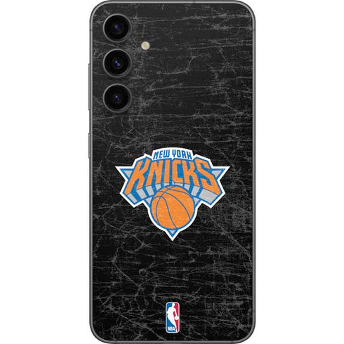 NBA New York Knicks Black Secondary Logo Galaxy S23 FE Skin