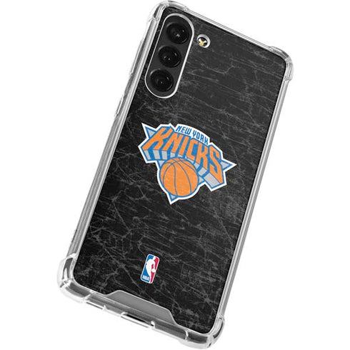 NBA New York Knicks Black Secondary Logo Galaxy S23 Plus Clear Case