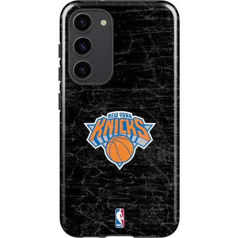 NBA New York Knicks Black Secondary Logo Galaxy S23 Plus Pro Case