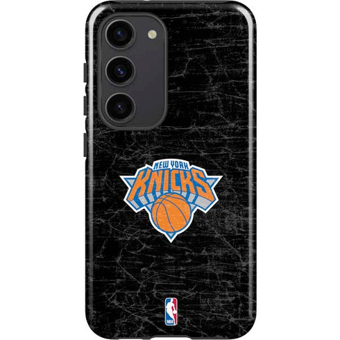 NBA New York Knicks Black Secondary Logo Galaxy S23 Pro Case