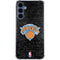 NBA New York Knicks Black Secondary Logo Galaxy S24 Clear Case
