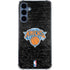 NBA New York Knicks Black Secondary Logo Galaxy S24 Clear Case