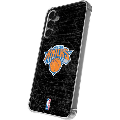 NBA New York Knicks Black Secondary Logo Galaxy S24 Plus Clear Case