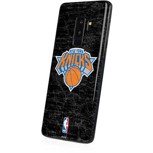 NBA New York Knicks Black Secondary Logo Galaxy S9 Plus Skin