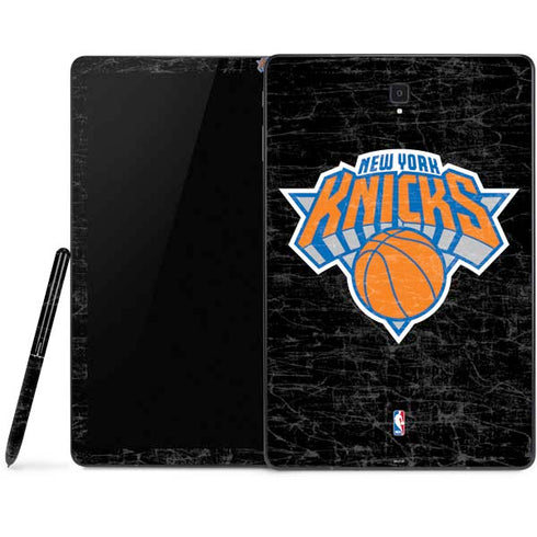 NBA New York Knicks Black Secondary Logo Samsung Galaxy Tab Skin
