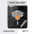 NBA New York Knicks Black Secondary Logo Galaxy Z Flip Skin