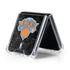 NBA New York Knicks Black Secondary Logo Galaxy Z Flip5 5G Clear Case