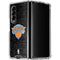 NBA New York Knicks Black Secondary Logo Galaxy Z Fold4 5G Clear Case
